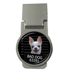 Bad Dog Money Clips (round)  by Valentinaart