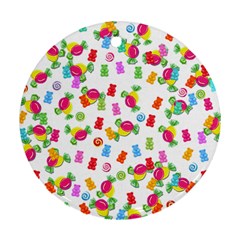 Candy Pattern Ornament (round) by Valentinaart