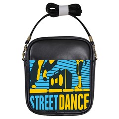 Street Dance R&b Music Girls Sling Bags by Mariart