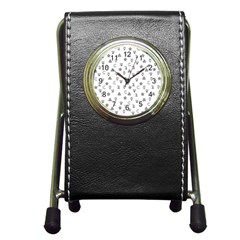 Witchcraft Symbols  Pen Holder Desk Clocks by Valentinaart