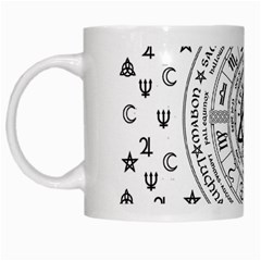 Witchcraft Symbols  White Mugs by Valentinaart