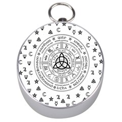 Witchcraft Symbols  Silver Compasses by Valentinaart