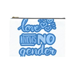 Love Knows No Gender Cosmetic Bag (large)  by Valentinaart