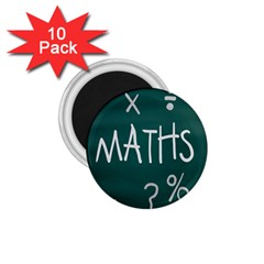 Maths School Multiplication Additional Shares 1 75  Magnets (10 Pack)  by Mariart