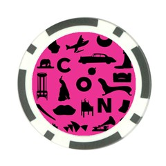 Car Plan Pinkcover Outside Poker Chip Card Guard by Mariart