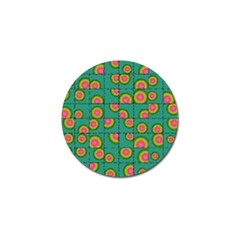 Tiled Circular Gradients Golf Ball Marker (10 Pack) by linceazul