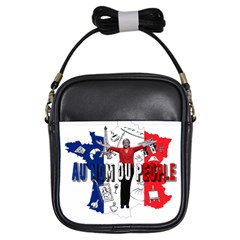 Marine Le Pen Girls Sling Bags by Valentinaart