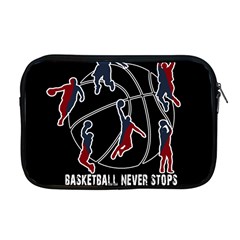 Basketball Never Stops Apple Macbook Pro 17  Zipper Case by Valentinaart