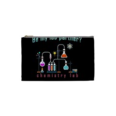 Chemistry Lab Cosmetic Bag (small)  by Valentinaart