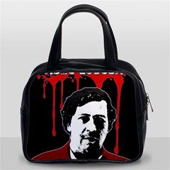 Pablo Escobar  Classic Handbags (2 Sides) by Valentinaart