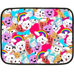 Cute Cartoon Pattern Fleece Blanket (mini) by Nexatart