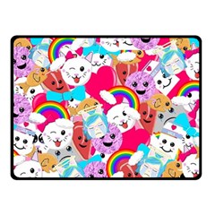 Cute Cartoon Pattern Fleece Blanket (small) by Nexatart