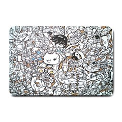 Cute Doodles Small Doormat  by Nexatart