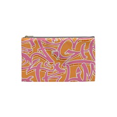 Abc Graffiti Cosmetic Bag (small)  by Nexatart