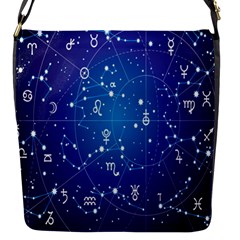 Astrology Illness Prediction Zodiac Star Flap Messenger Bag (s) by Mariart