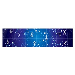 Astrology Illness Prediction Zodiac Star Satin Scarf (oblong) by Mariart