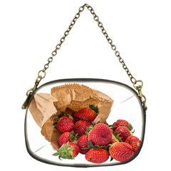 Strawberries Fruit Food Delicious Chain Purses (two Sides)  by Nexatart