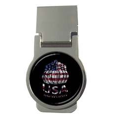 Usa Bowling  Money Clips (round)  by Valentinaart