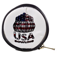 Usa Bowling  Mini Makeup Bags by Valentinaart