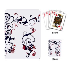 Scroll Border Swirls Abstract Playing Card by Nexatart