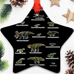 Dinosaurs Names Star Ornament (two Sides) by Valentinaart