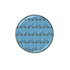 Bicycles Pattern Hat Clip Ball Marker (4 Pack) by linceazul