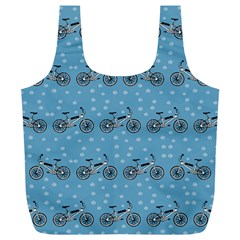 Bicycles Pattern Full Print Recycle Bags (l)  by linceazul