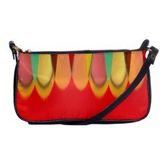 Colors On Red Shoulder Clutch Bags by linceazul