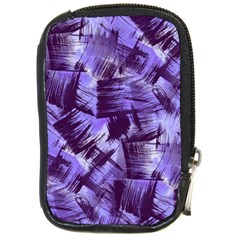 Purple Paint Strokes Compact Camera Cases by KirstenStar