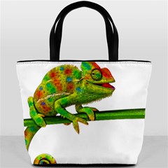 Chameleons Bucket Bags by Valentinaart