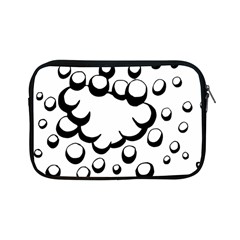 Splash Bubble Black White Polka Circle Apple Ipad Mini Zipper Cases by Mariart