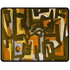 Abstract Art Fleece Blanket (medium)  by ValentinaDesign