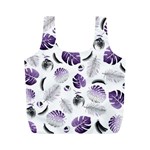 Tropical pattern Full Print Recycle Bags (M)  Front