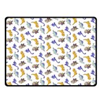 Dinosaurs pattern Fleece Blanket (Small) 50 x40  Blanket Front