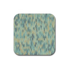 Vertical Behance Line Polka Dot Grey Rubber Coaster (square)  by Mariart