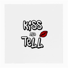 Kiss And Tell Medium Glasses Cloth by Valentinaart