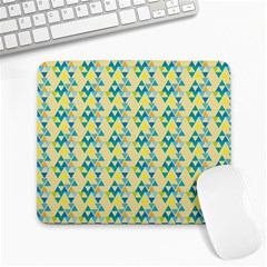 Colorful Triangle Pattern Large Mousepads by berwies