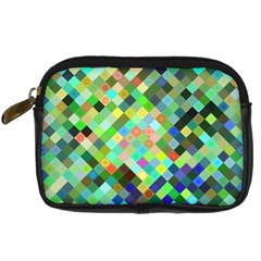 Pixel Pattern A Completely Seamless Background Design Digital Camera Cases by Nexatart