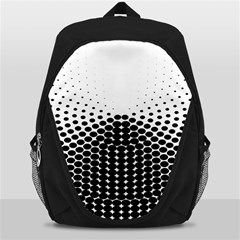 Black White Polkadots Line Polka Dots Backpack Bag by Mariart