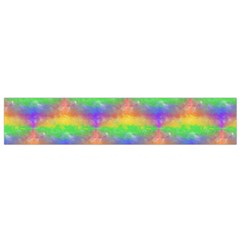 Painted Rainbow Pattern Flano Scarf (small) by Brini