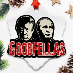 Goodfellas Putin And Trump Ornament (snowflake) by Valentinaart