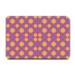 Colorful Geometric Polka Print Small Doormat  by dflcprints