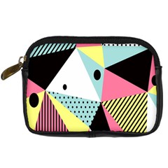 Geometric Polka Triangle Dots Line Digital Camera Cases by Mariart