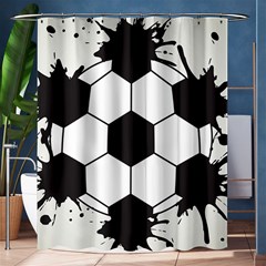 Soccer Camp Splat Ball Sport Shower Curtain 60  X 72  (medium)  by Mariart