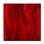 Stone Red Volcano Tile Coasters Front