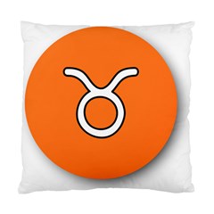 Taurus Symbol Sign Orange Standard Cushion Case (two Sides) by Mariart