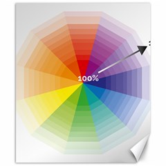 Colour Value Diagram Circle Round Canvas 8  X 10  by Mariart