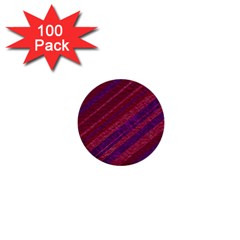 Maroon Striped Texture 1  Mini Buttons (100 Pack)  by Mariart