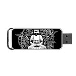 Ornate Buddha Portable USB Flash (One Side) Front