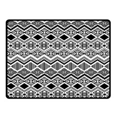 Aztec Design  Pattern Double Sided Fleece Blanket (small)  by BangZart